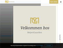 Tablet Screenshot of mejerigaarden.com